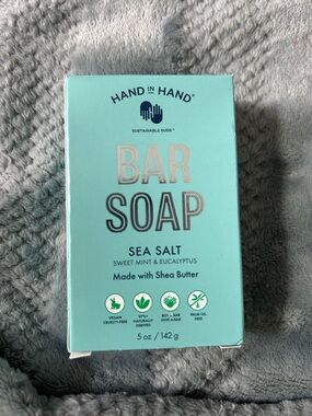 Sea Salt Bar Soap - Mint & Eucalyptus (Teal)